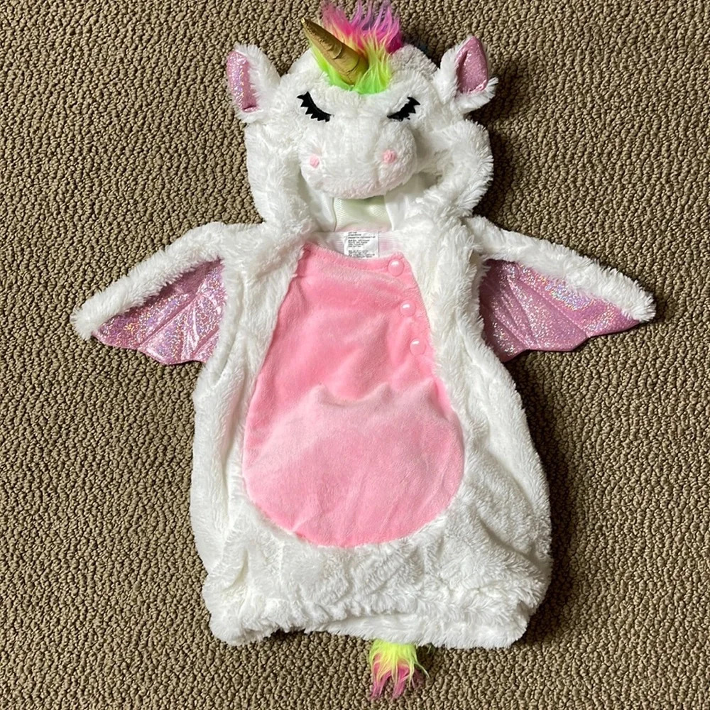 Unicorn costume size 0 - 6 months. So cute!